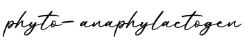 单词phyto-anaphylactogen书写