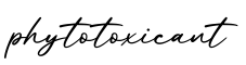 单词phytotoxicant书写