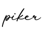 单词piker书写
