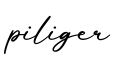 单词piliger书写