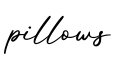 单词pillows书写