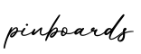 单词pinboards书写