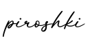 单词piroshki书写
