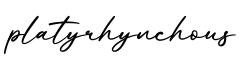 单词platyrhynchous书写