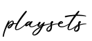 单词playsets书写