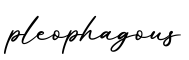 单词pleophagous书写