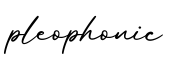 单词pleophonic书写