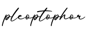 单词pleoptophor书写