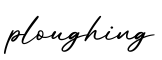 单词ploughing书写