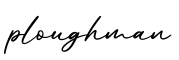单词ploughman书写