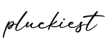 单词pluckiest书写