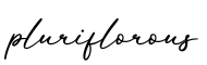 单词pluriflorous书写