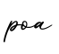 单词poa书写
