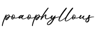 单词poaophyllous书写