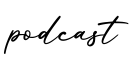 单词podcast书写