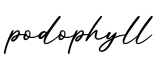 单词podophyll书写