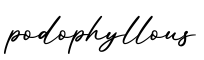 单词podophyllous书写