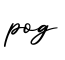 单词pog书写