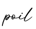 单词poil书写