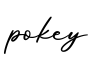 单词pokey书写