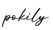 单词pokily书写