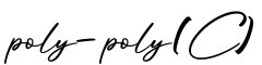 单词poly-poly(C)书写