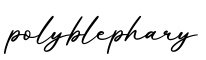 单词polyblephary书写