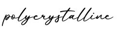 单词polycrystalline书写