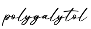单词polygalytol书写