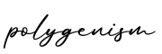 单词polygenism书写