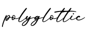 单词polyglottic书写