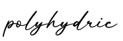 单词polyhydric书写
