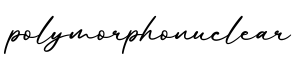 单词polymorphonuclear书写