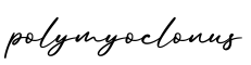 单词polymyoclonus书写