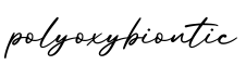单词polyoxybiontic书写