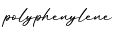 单词polyphenylene书写
