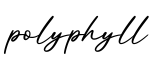 单词polyphyll书写