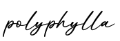 单词polyphylla书写