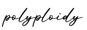 单词polyploidy书写