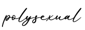 单词polysexual书写