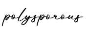 单词polysporous书写