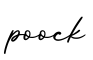 单词poock书写