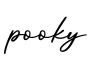 单词pooky书写
