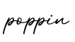 单词poppin书写