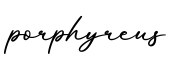 单词porphyreus书写