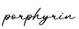 单词porphyrin书写