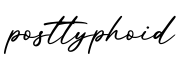单词posttyphoid书写