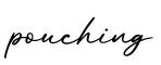 单词pouching书写