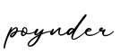 单词poynder书写