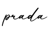 单词prada书写